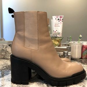 Tan boots
